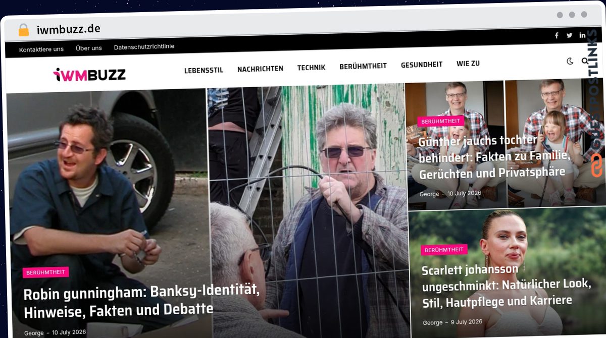 Publish Guest Post on iwmbuzz.de