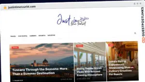 Publish Guest Post on justintimetourist.com