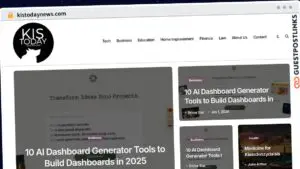 Publish Guest Post on kistodaynews.com
