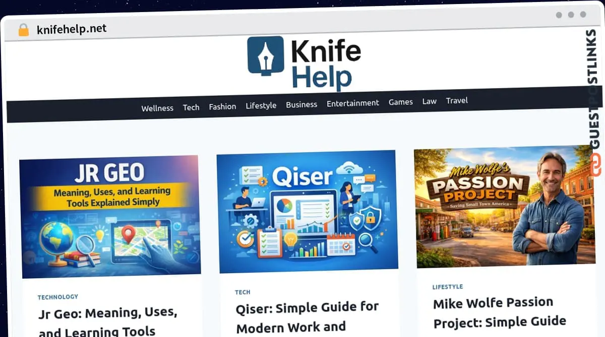 Publish Guest Post on knifehelp.net