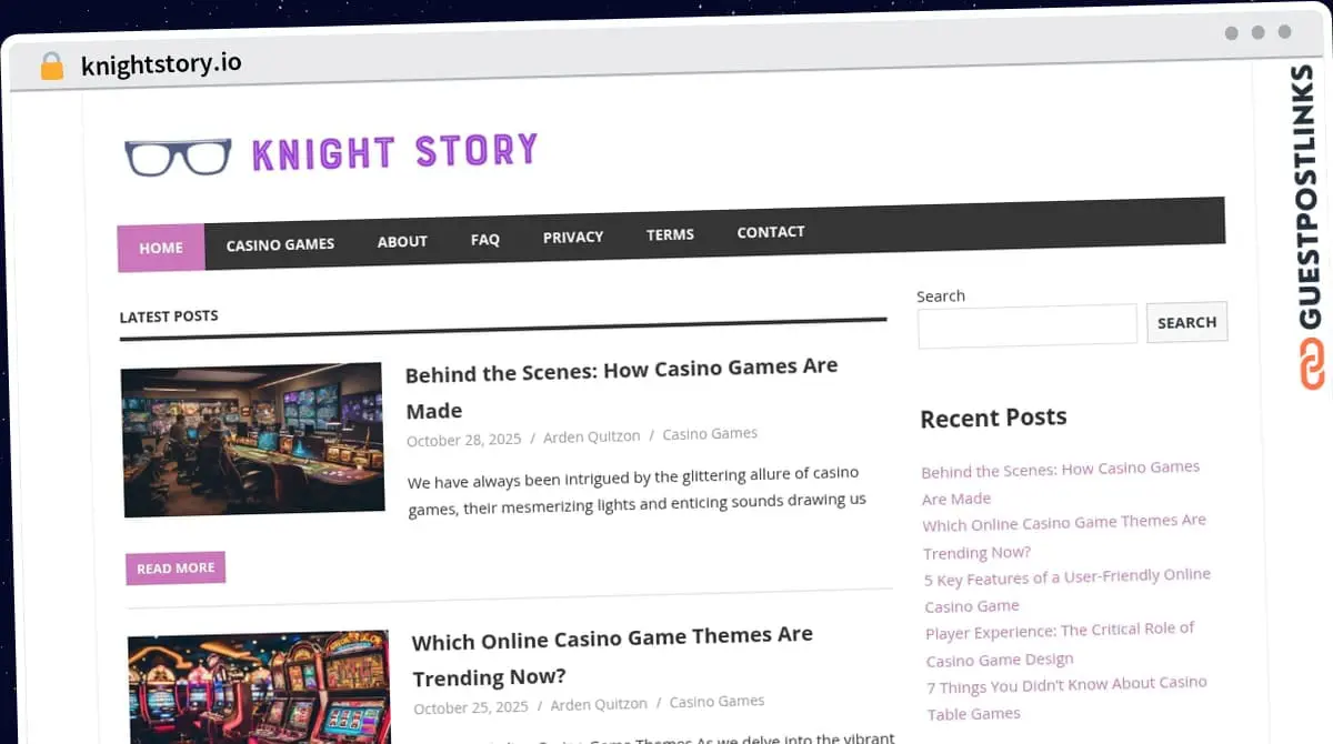 Publish Guest Post on knightstory.io