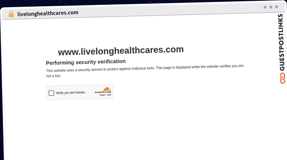 Publish Guest Post on livelonghealthcares.com