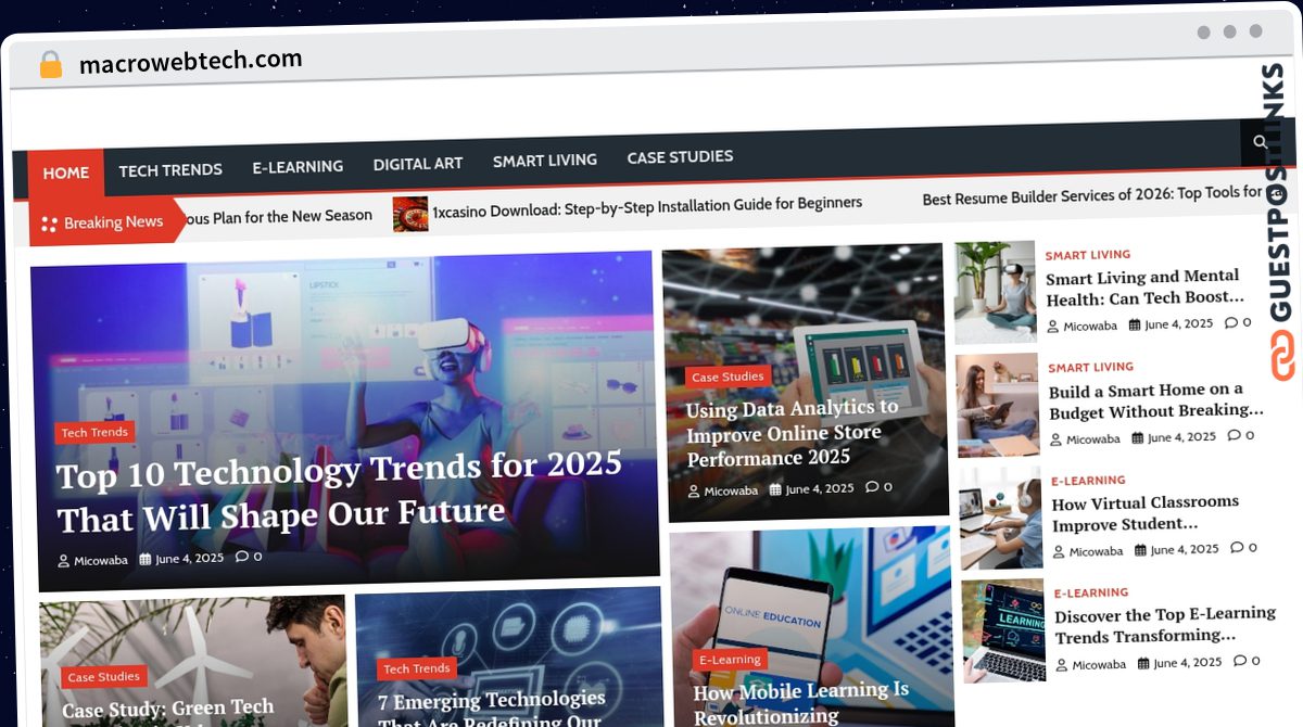 Publish Guest Post on macrowebtech.com