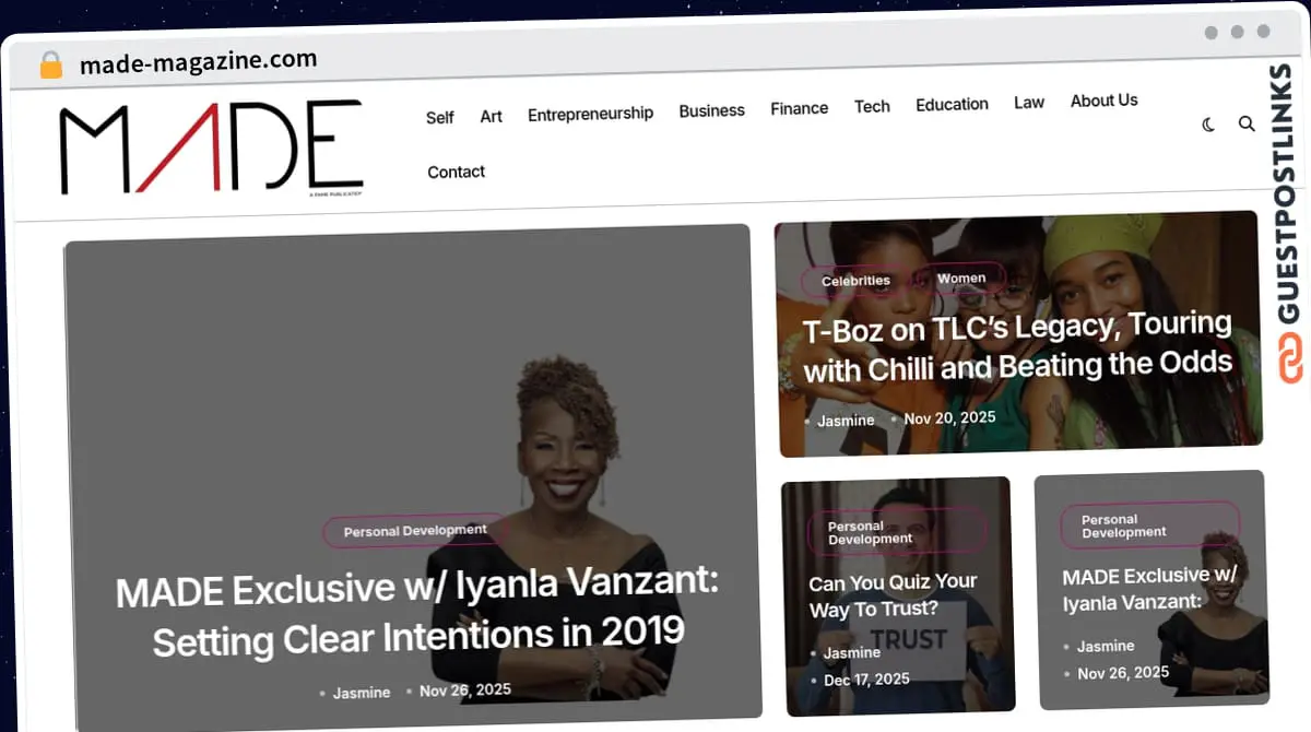 Publish Guest Post on made-magazine.com