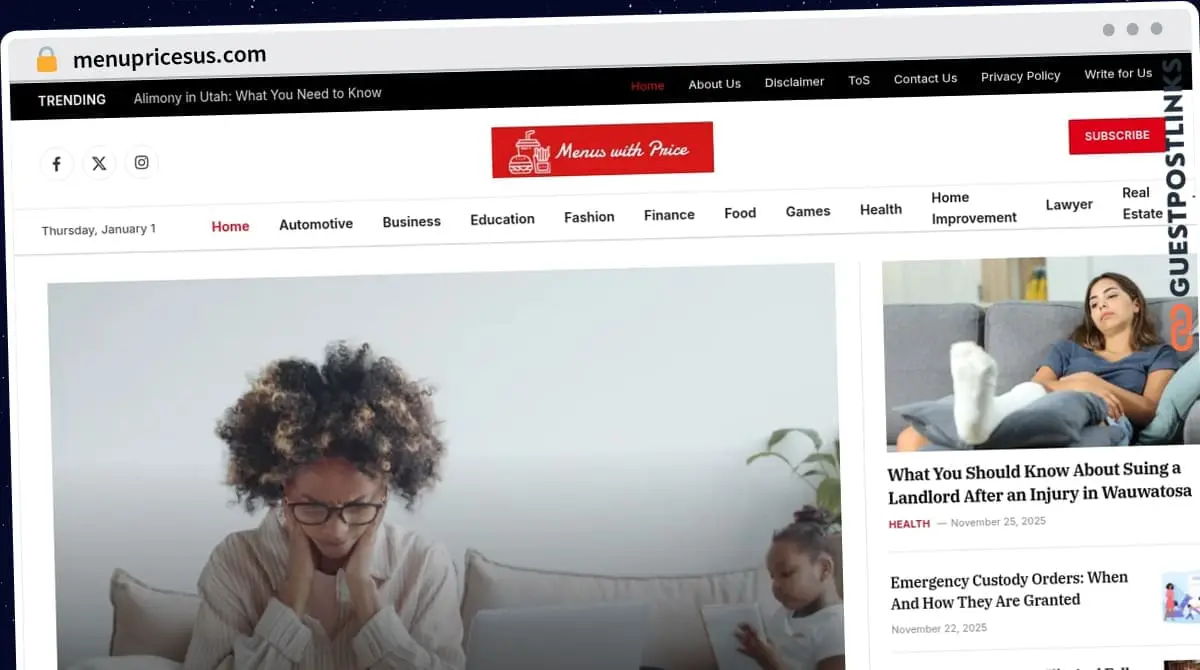 Publish Guest Post on menupricesus.com