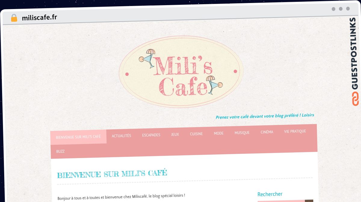 Publish Guest Post on miliscafe.fr