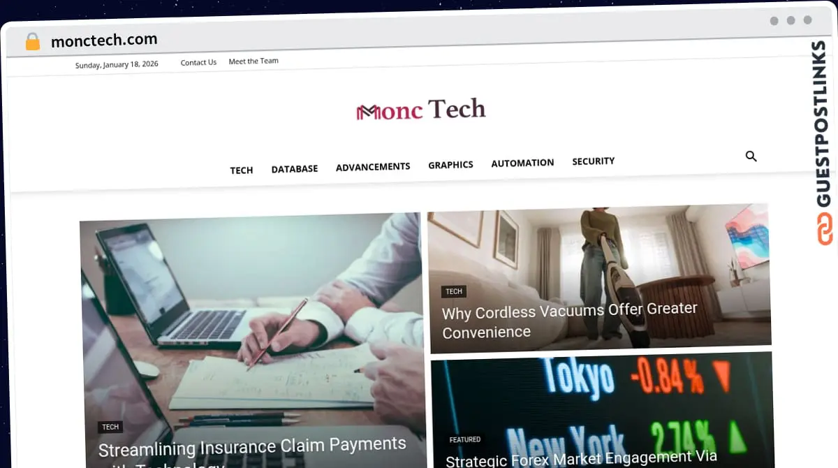 Publish Guest Post on monctech.com