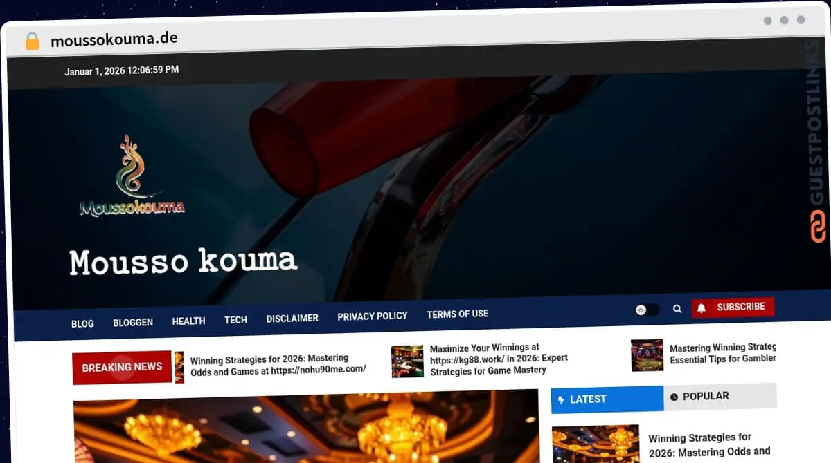 Publish Guest Post on moussokouma.de