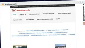 Publish Guest Post on newsblaze.co.ke