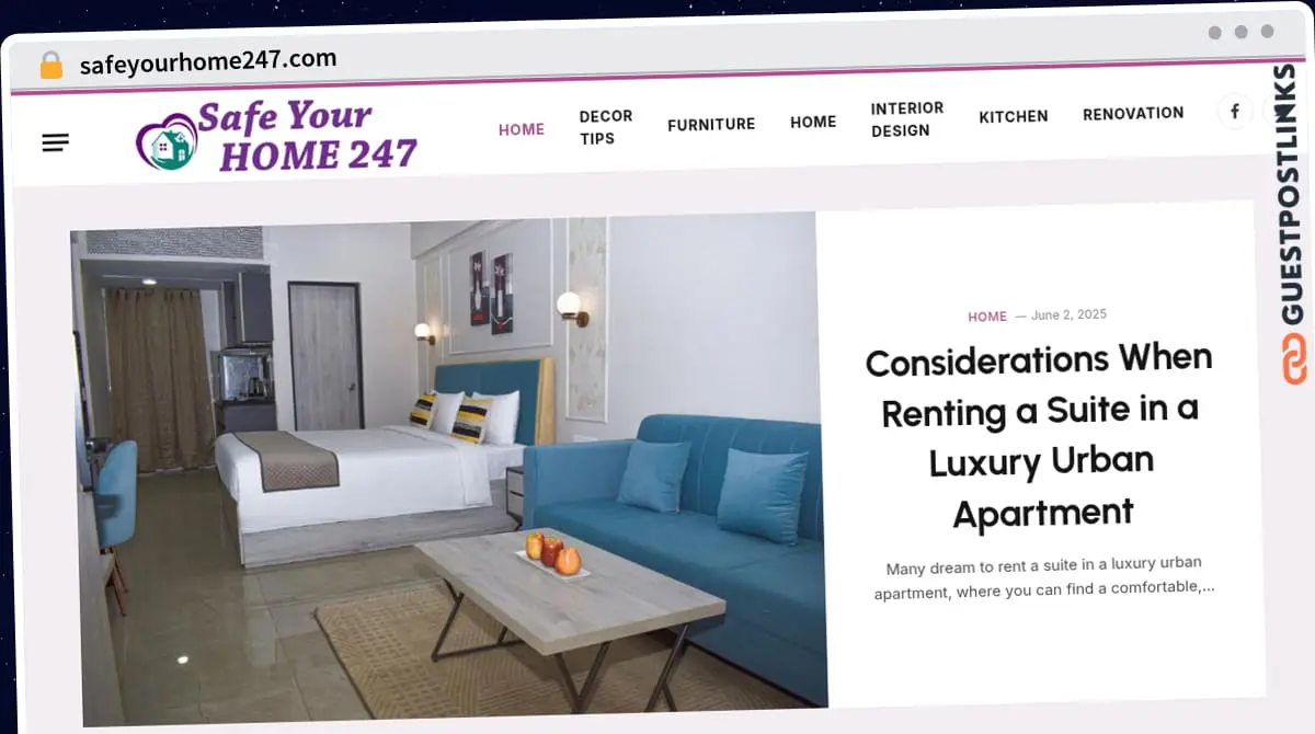 Publish Guest Post on safeyourhome247.com