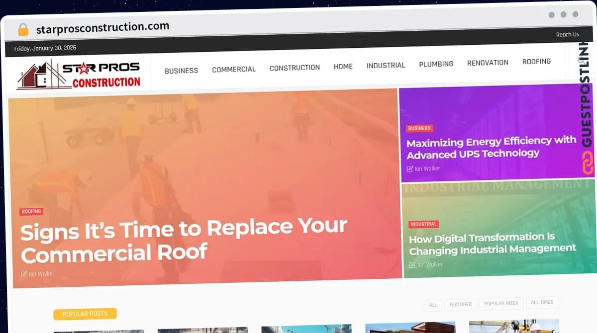 Publish Guest Post on starprosconstruction.com
