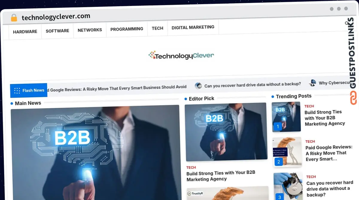 Publish Guest Post on technologyclever.com