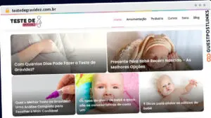 Publish Guest Post on testedegravidez.com.br