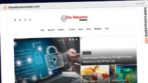Publish Guest Post on theunknownrunner.com