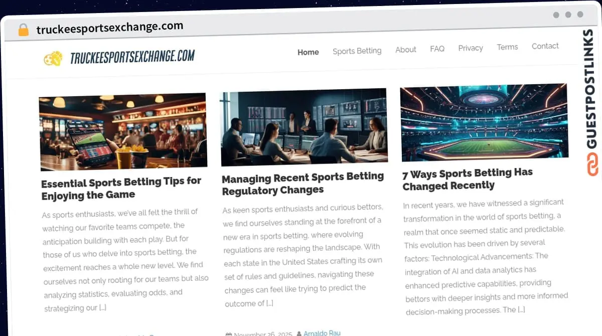Publish Guest Post on truckeesportsexchange.com