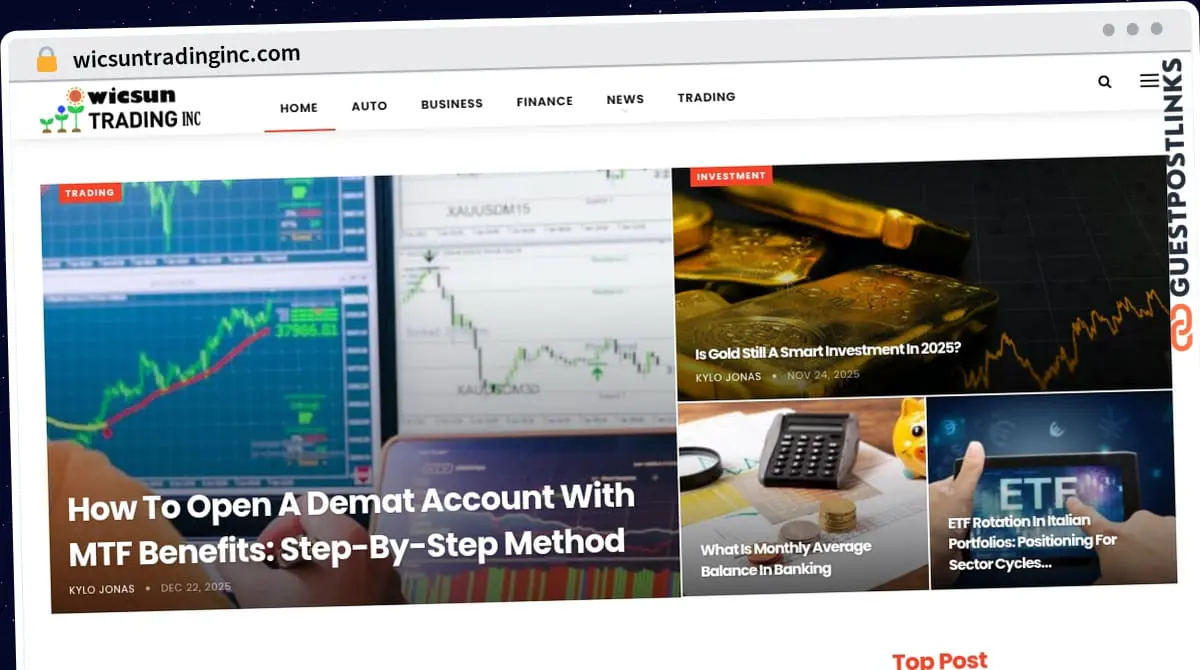 Publish Guest Post on wicsuntradinginc.com