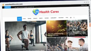 Publish Guest Post on wwwhealthcares.com