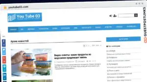 Publish Guest Post on youtube03.com