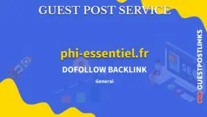 Buy Guest Post on phi-essentiel.fr