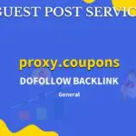 Buy Guest Post on proxy.coupons