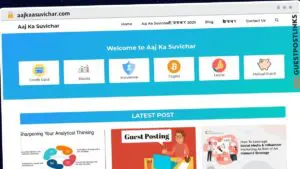 Publish Guest Post on aajkaasuvichar.com