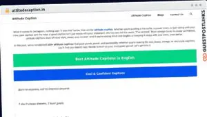 Publish Guest Post on attitudecaption.in