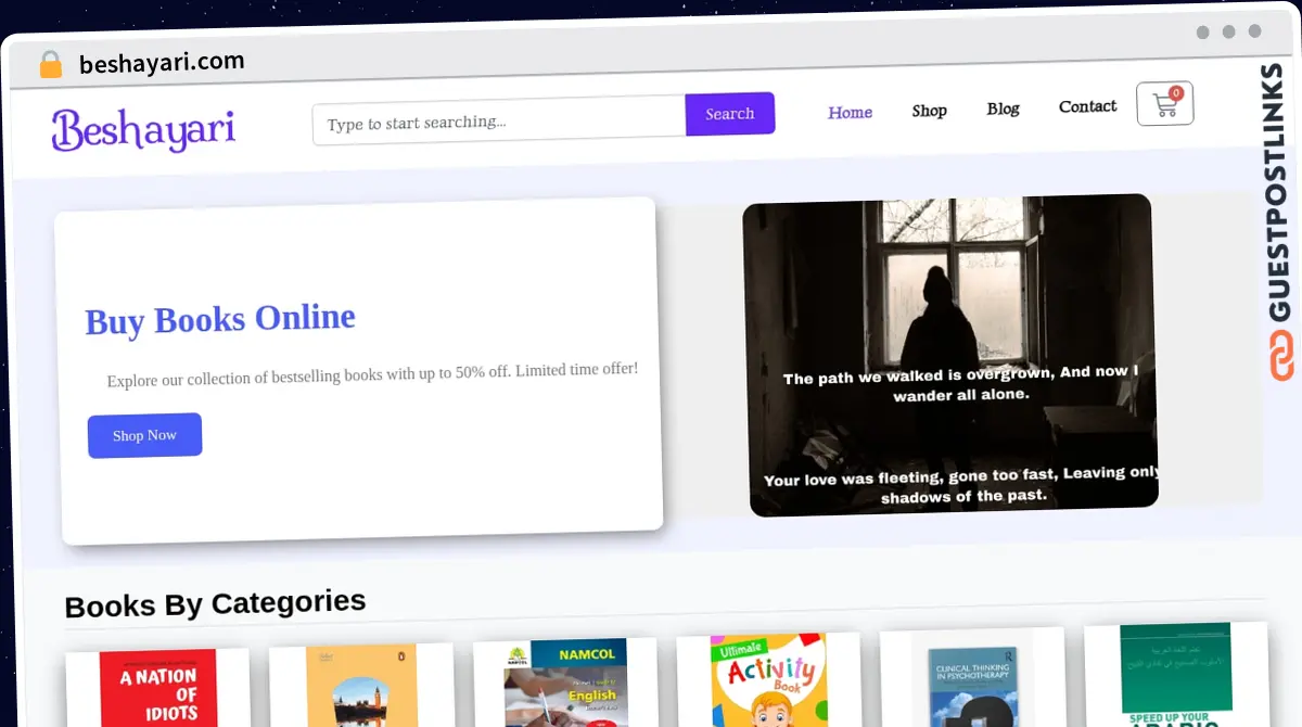 Publish Guest Post on beshayari.com