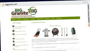 Publish Guest Post on biggranite.com