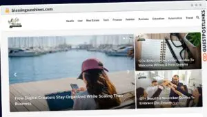 Publish Guest Post on blessingsunshines.com