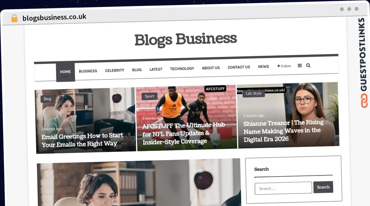 Publish Guest Post on blogsbusiness.co.uk