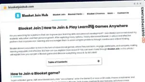 Publish Guest Post on blooketjoinhub.com