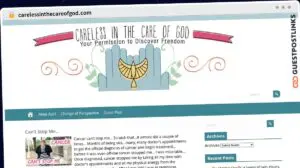 Publish Guest Post on carelessinthecareofgod.com
