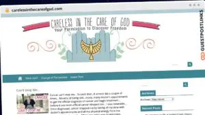Publish Guest Post on carelessinthecareofgod.com