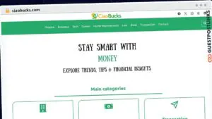 Publish Guest Post on ciaobucks.com