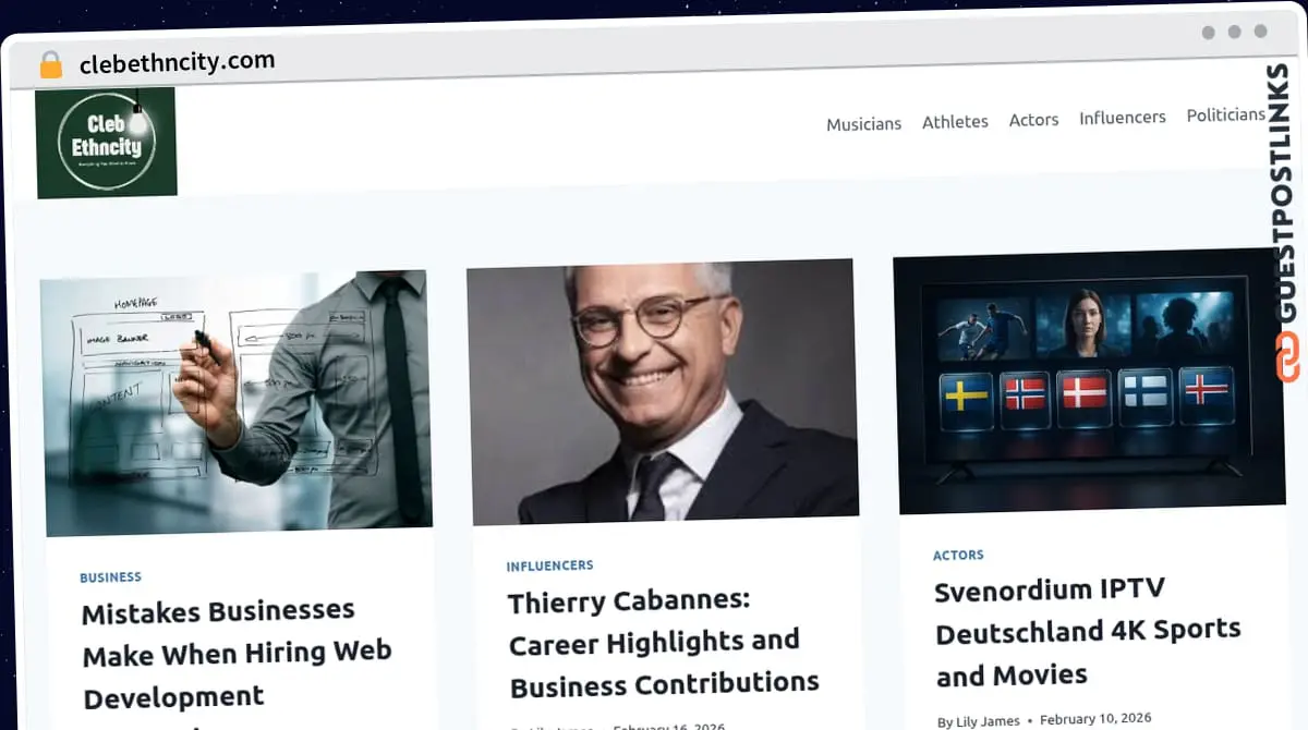 Publish Guest Post on clebethncity.com