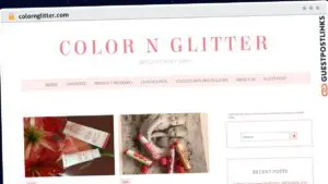 Publish Guest Post on colornglitter.com