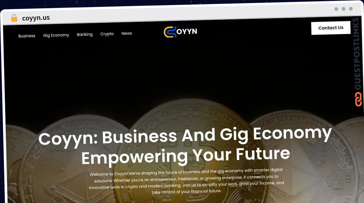 Publish Guest Post on coyyn.us