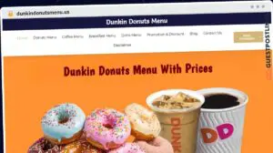 Publish Guest Post on dunkindonutsmenu.us
