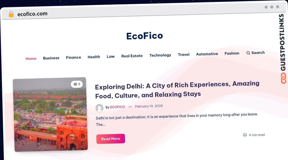 Publish Guest Post on ecofico.com