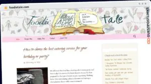 Publish Guest Post on foodietale.com