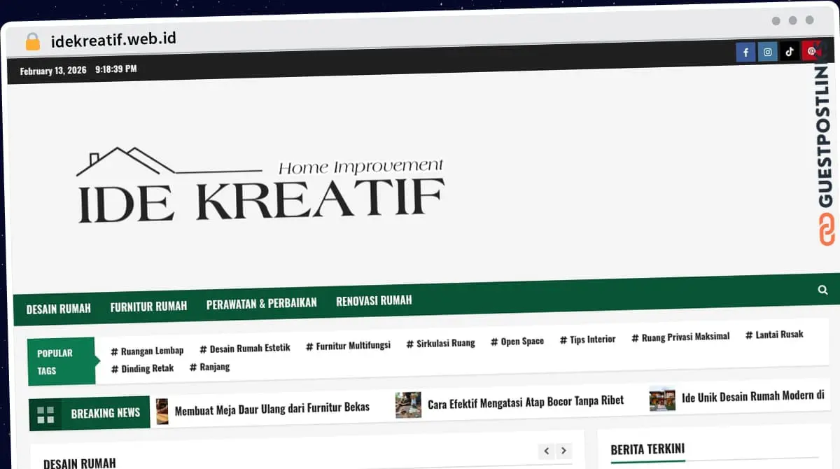 Publish Guest Post on idekreatif.web.id