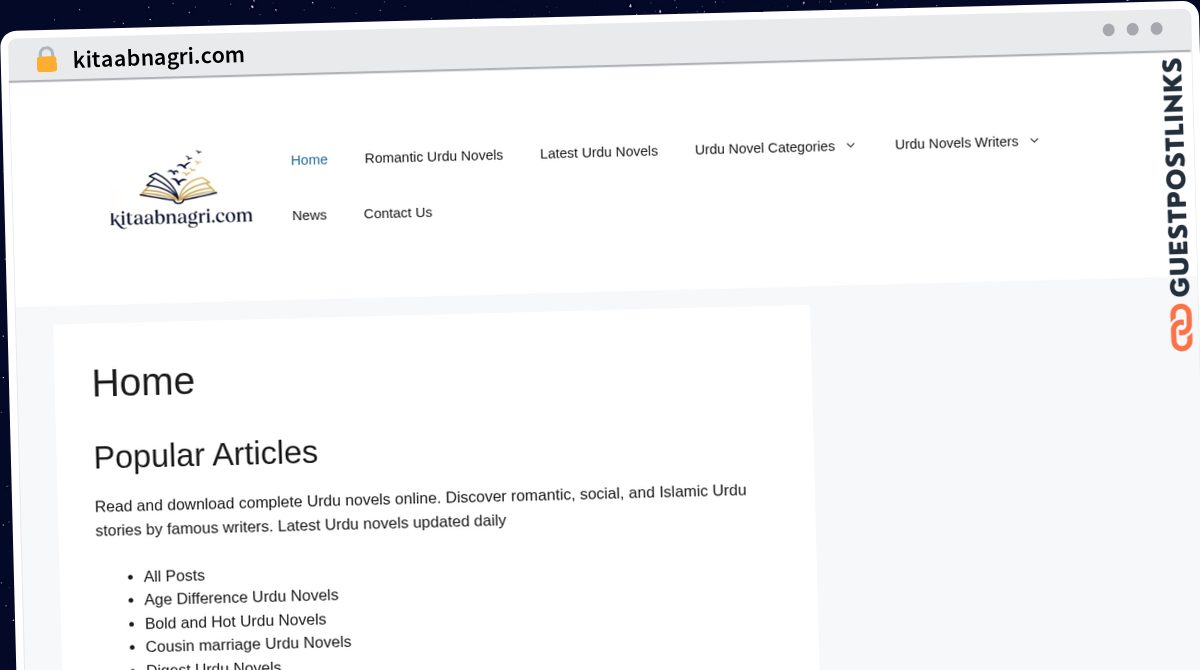 Publish Guest Post on kitaabnagri.com