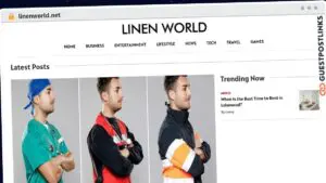 Publish Guest Post on linenworld.net