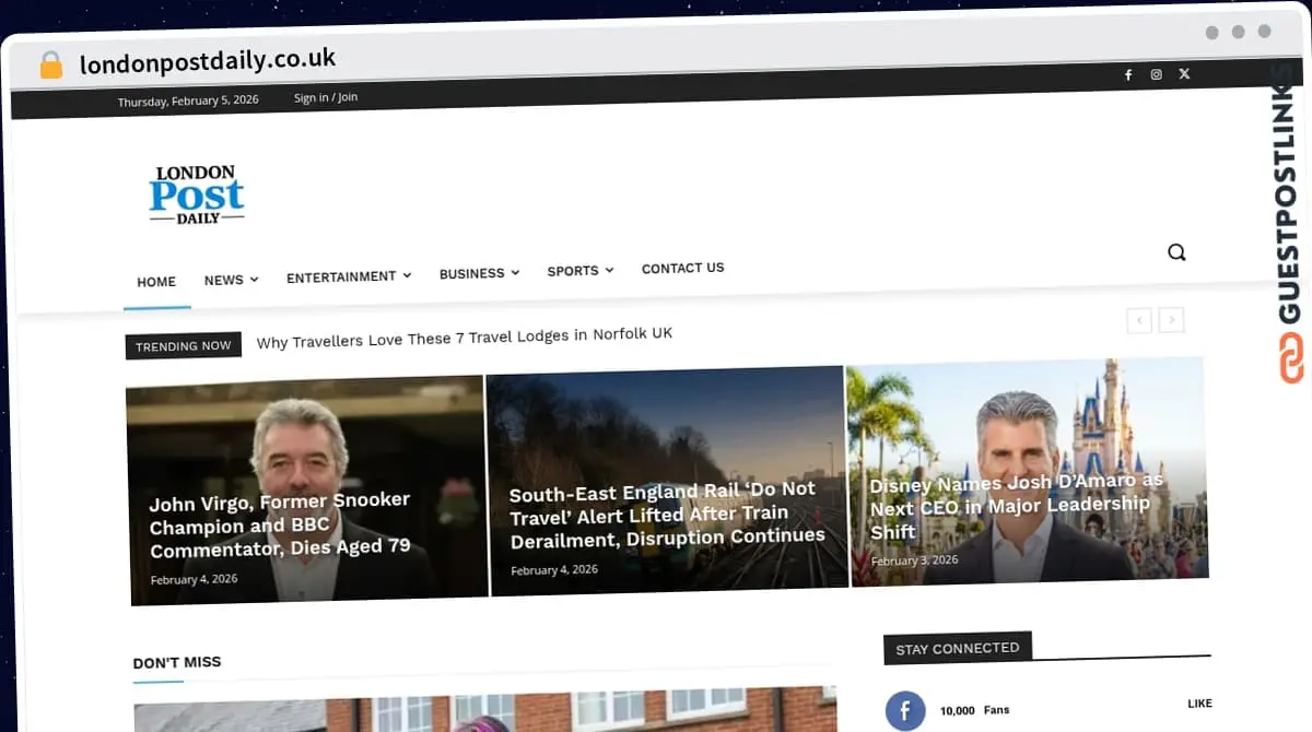 Publish Guest Post on londonpostdaily.co.uk