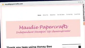 Publish Guest Post on maudiepapercrafts.com