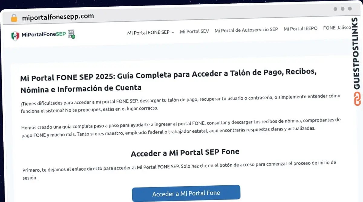 Publish Guest Post on miportalfonesepp.com