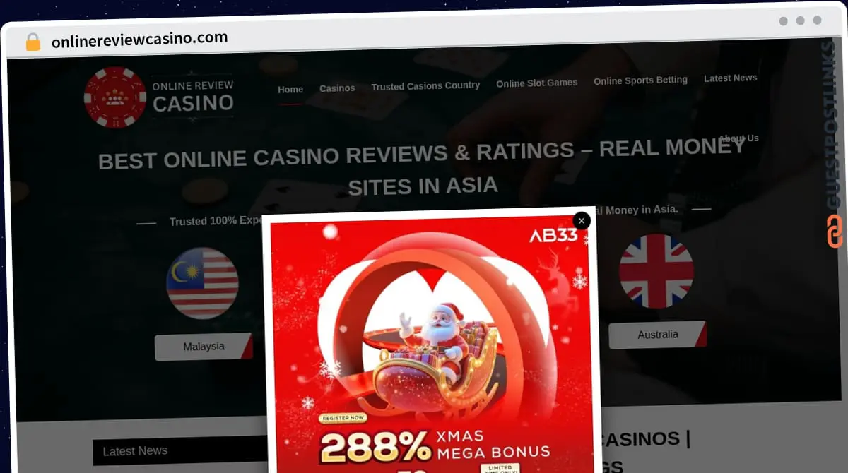 Publish Guest Post on onlinereviewcasino.com