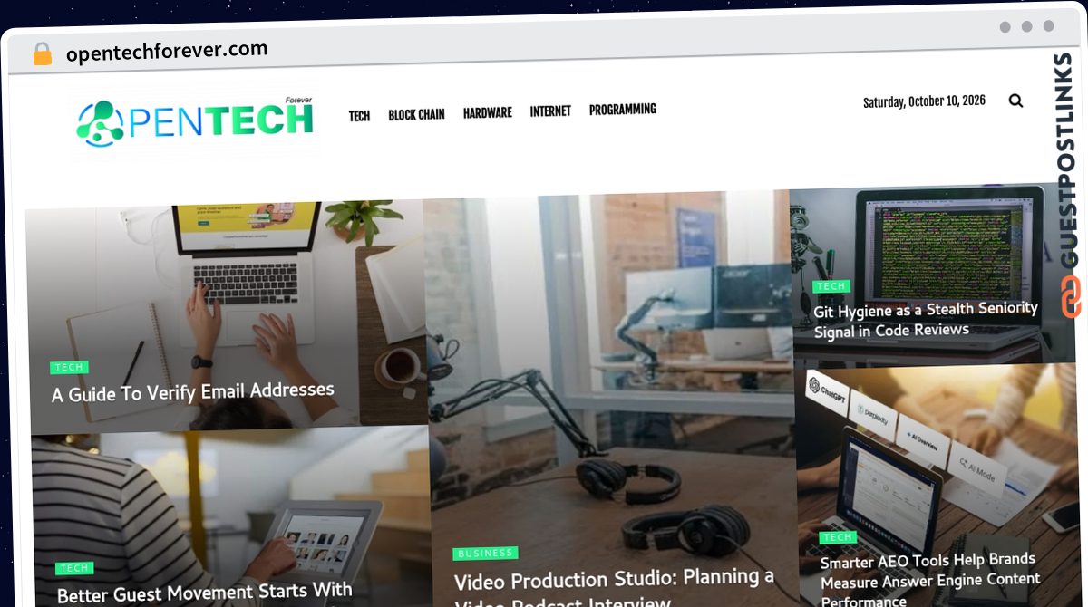 Publish Guest Post on opentechforever.com