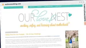 Publish Guest Post on ourlovenestblog.com