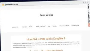 Publish Guest Post on petewicks.co.uk